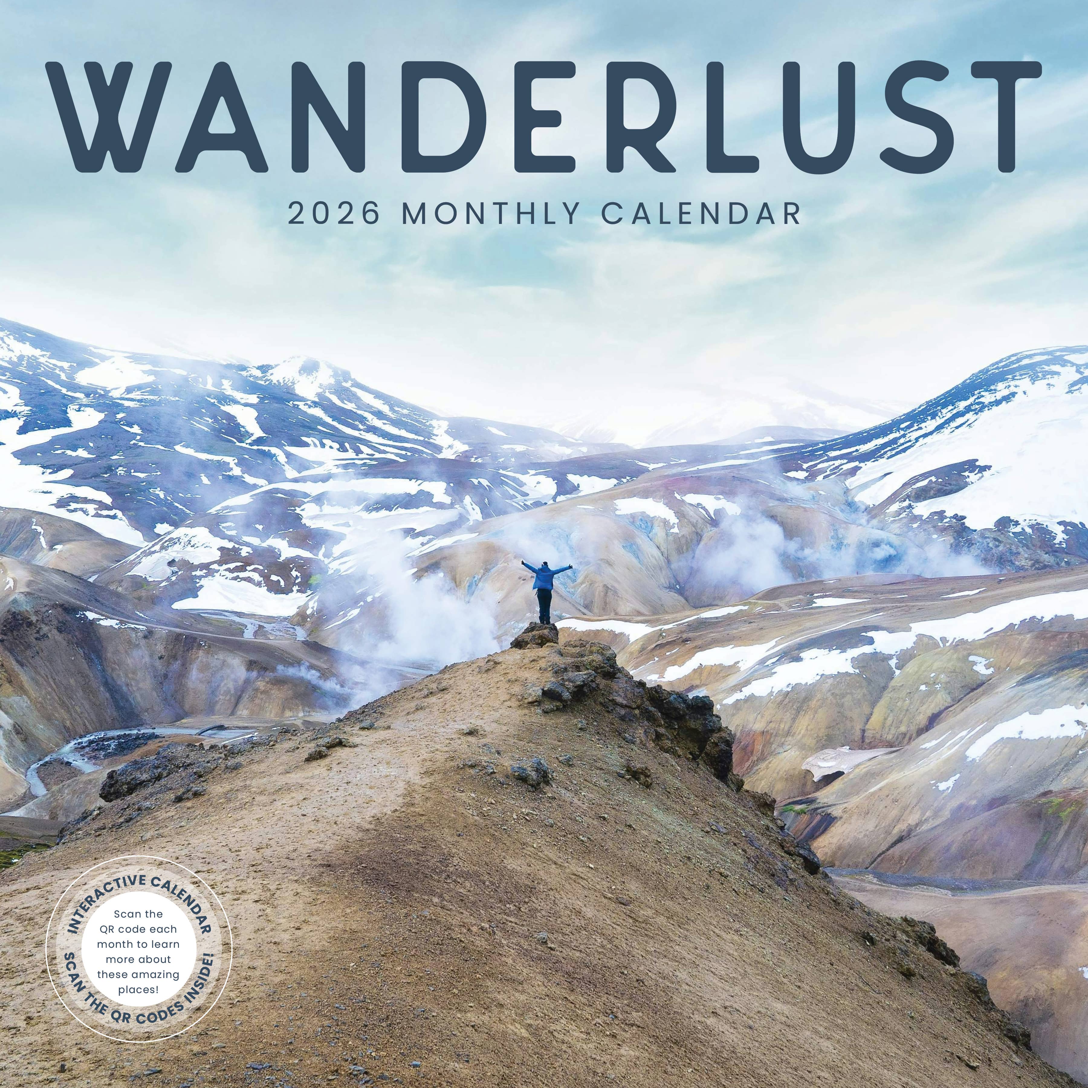 Marble City Press - Wholesale Calendar - Wanderlust 2026 Wall Calendar Marble City Press0
