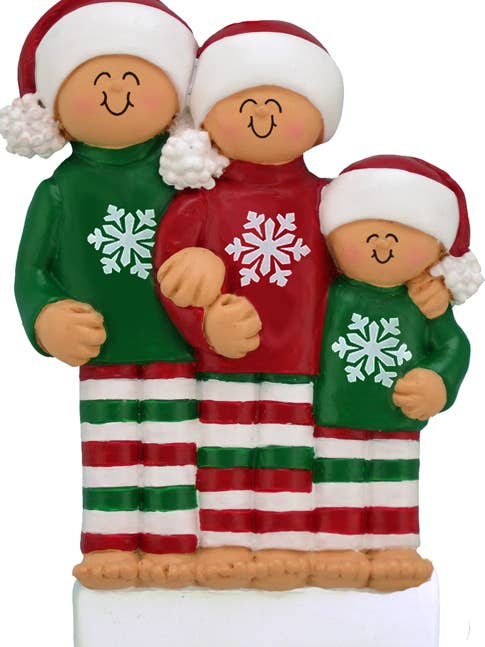 Pajamas: 3 People for wholesale by Ornament Central