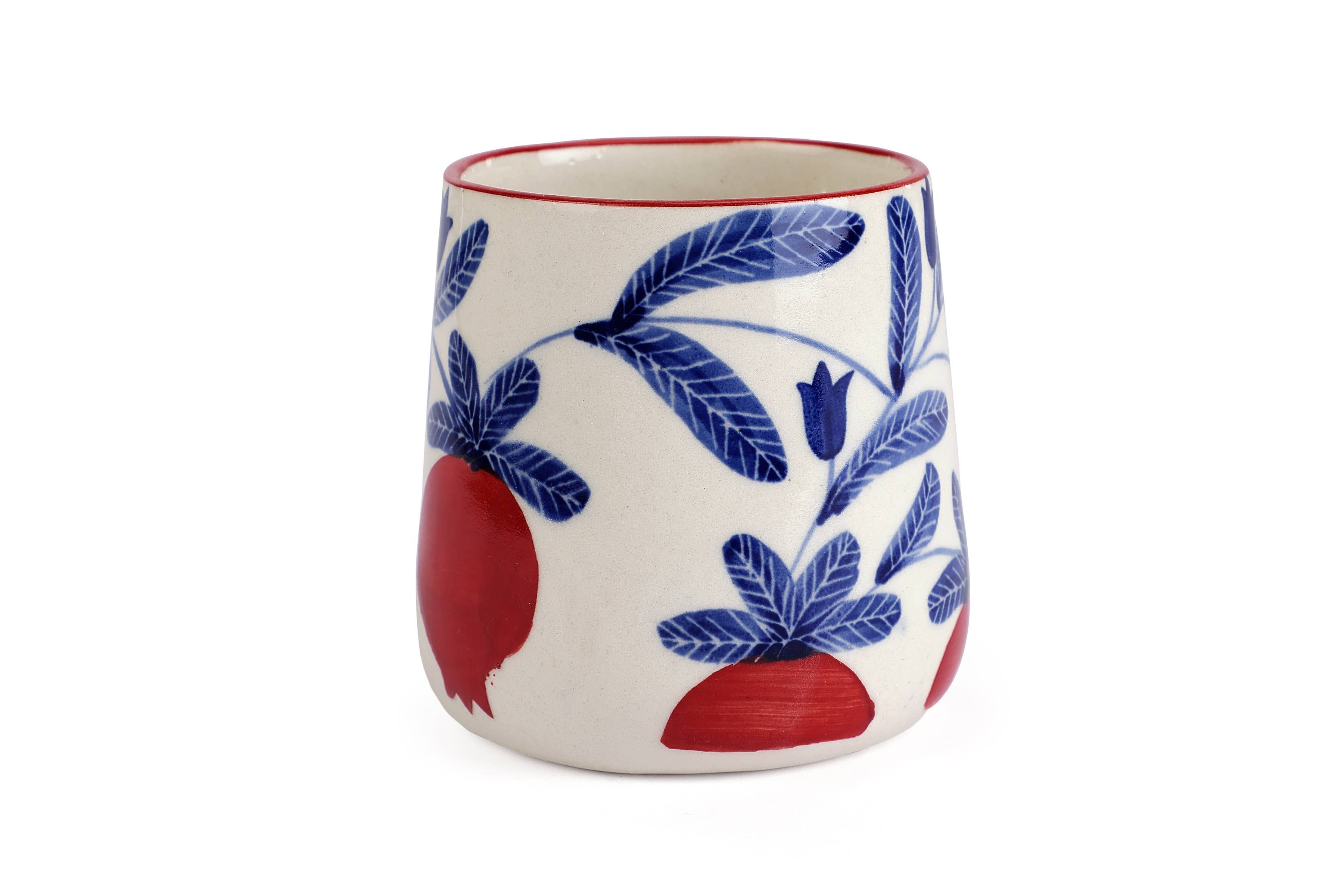 Casa Amarosa - Vente Tasse à café - Mug à café Anaar - Rouge, 3,5 x 3 pouces1