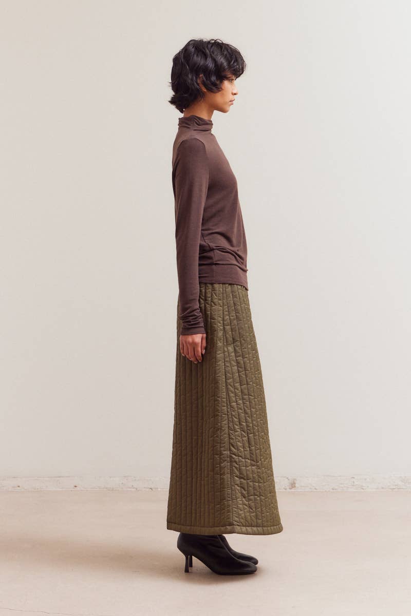 Grade & Gather - Vendita all'ingrosso Gonna - Donna - 50704 - GONNA TRAPUNTATA DI MEDIA LUNGHEZZA3