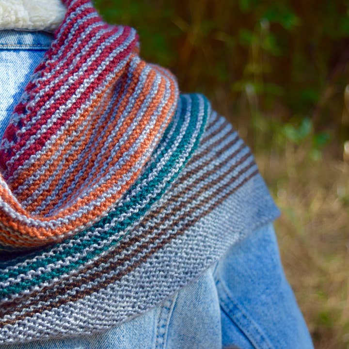 All Knit Up Designs - Wholesale Knitting/Crochet Supplies - Color Riot 2.0 Shawl Knitting Paper Pattern2