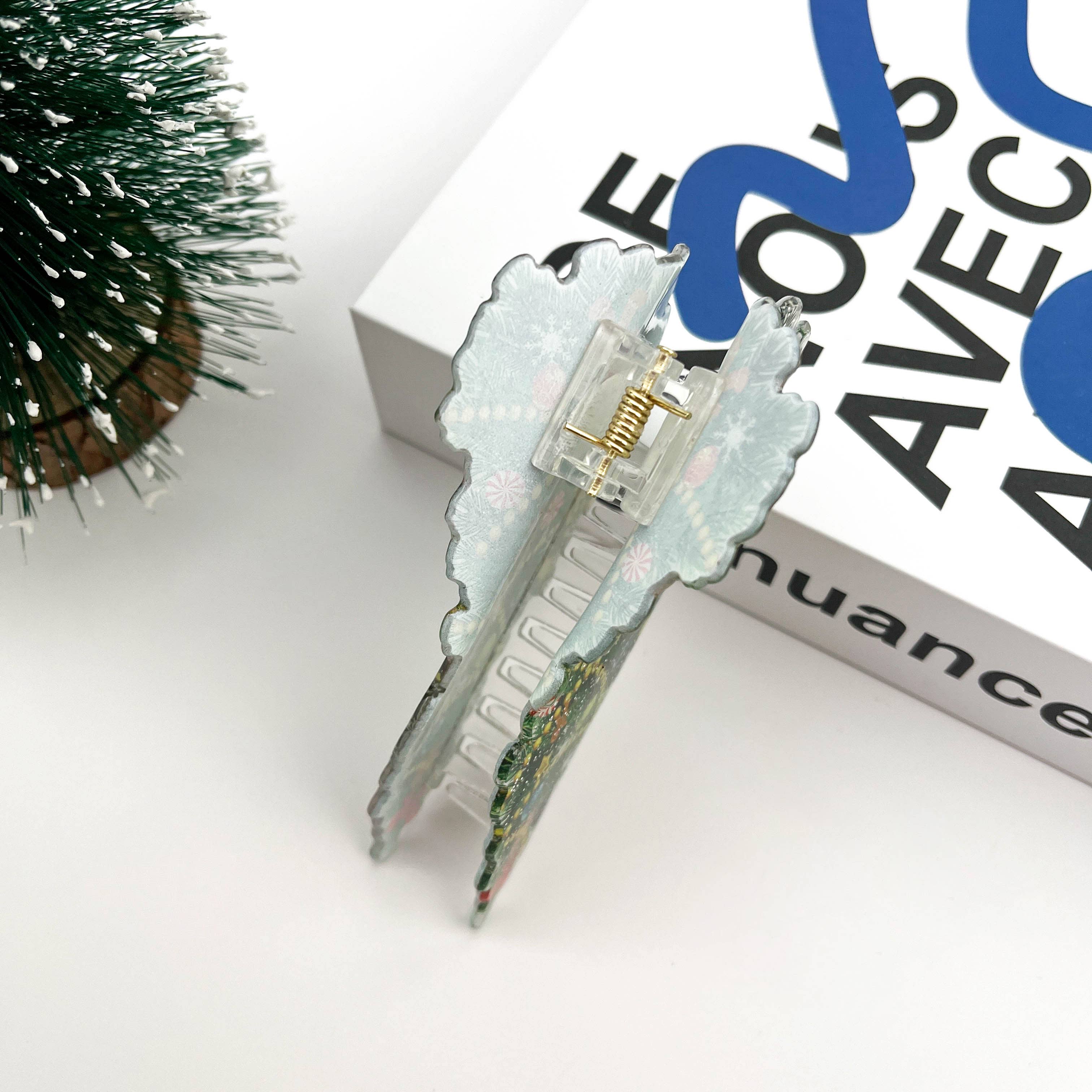 TheDivaSoap – Großhandel Haarclip – Damen – Weihnachtsbaum-Haarklammer, Weihnachtsklauenclip4