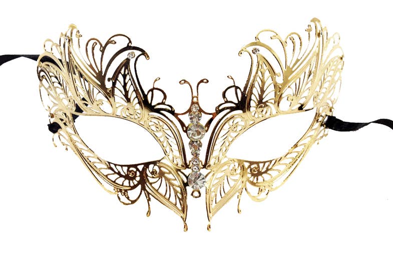 Mardi Gras Creations - Wholesale Costume - Women's - Butterfly Cut Out Mask3