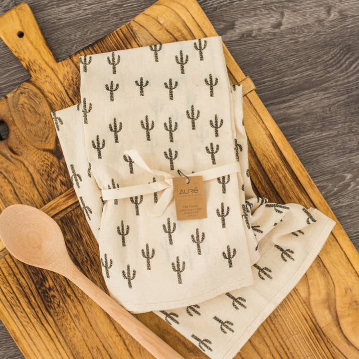 AURE – wholesale Kökshandduk – Ekologisk bomull Saguaro Kökshandduk, Miljövänlig, Mjölsäck