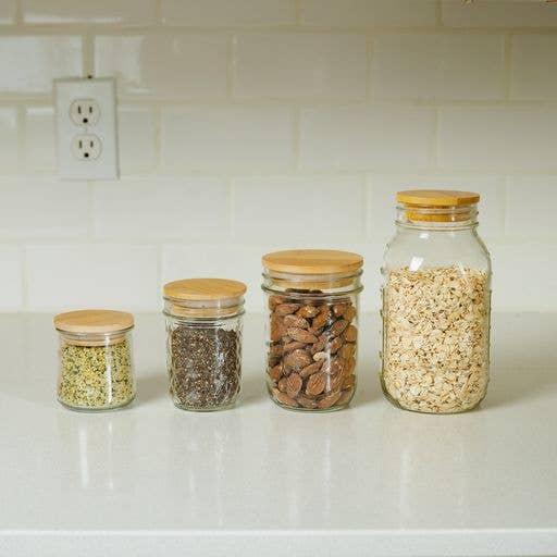 Bamboo Switch - Wholesale Food Storage Container - Bamboo Mason Jar Lids | Summer Bestseller