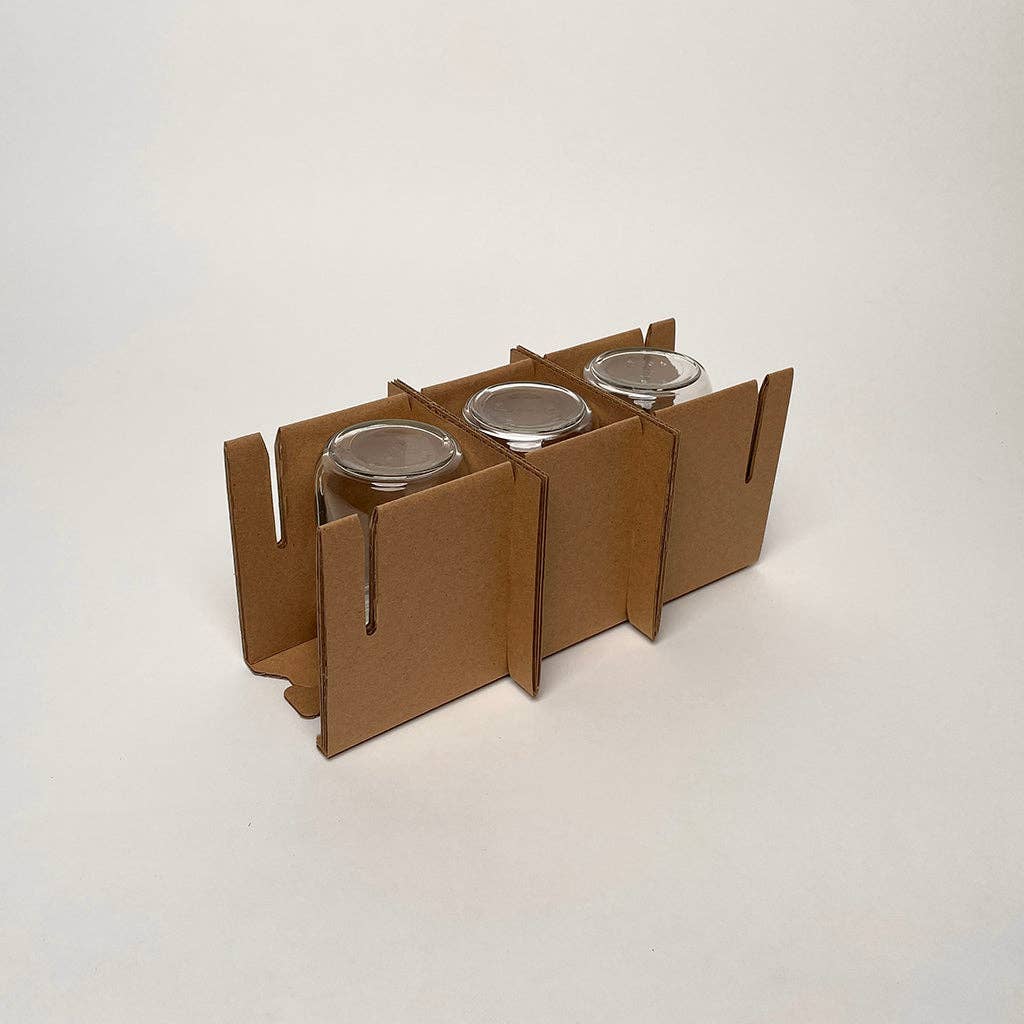 Flush Packaging - Vente Coffrets cadeaux - Boîte d'expédition 3-Pack pour bocaux de 12 oz™3