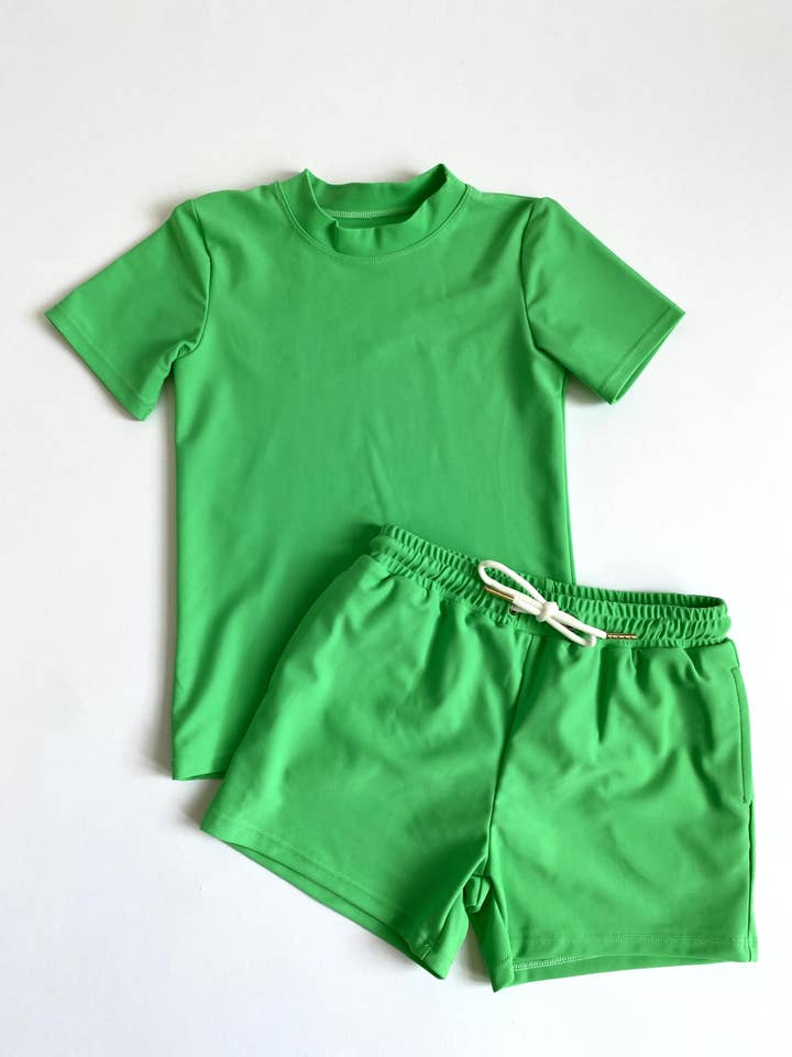 Pantalón corto Nomad Boy en color verde marino para venta al por mayor de Enci