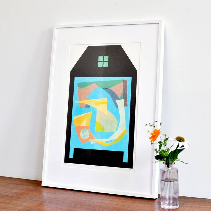 Sunroom - Vente Affiche d'art - Impression Risograph de Table de Studio1