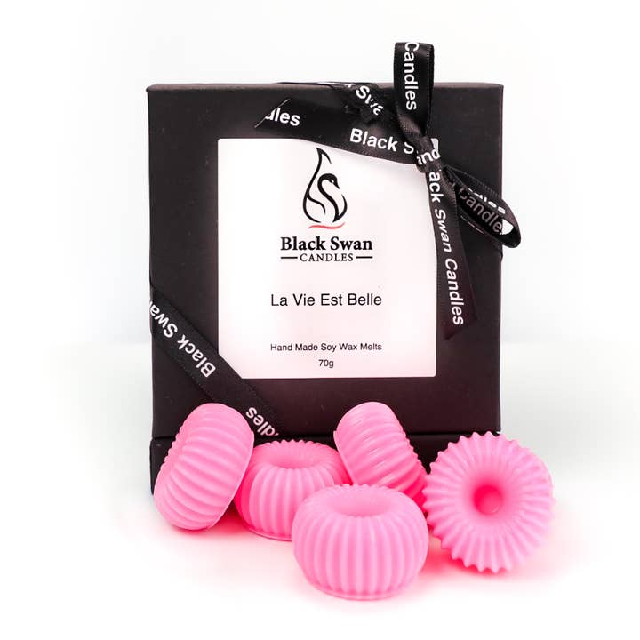 Bougies Black Swan - La Vie Est Belle Wax Melts pour la vente par Black Swan Candles