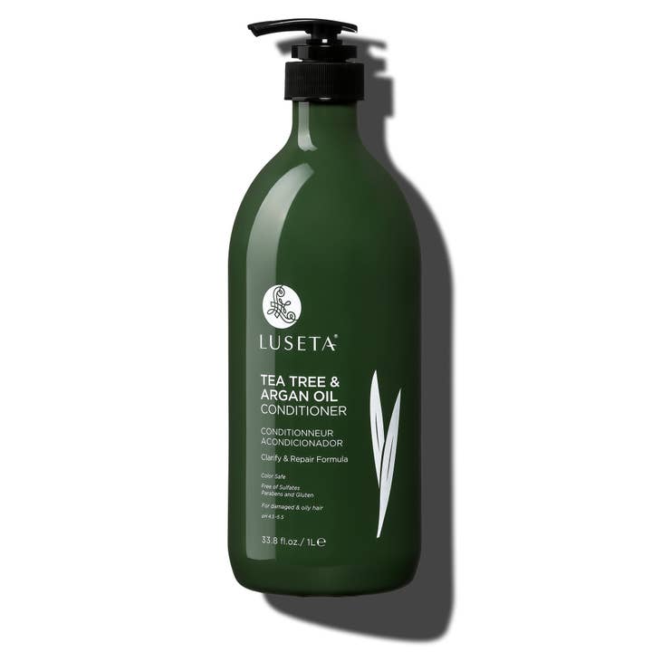 Arbre à thé et huile d'argan conditionneur - 33,8 oz pour la vente par Luseta Beauty