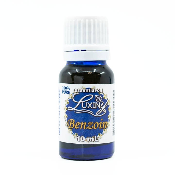 Olio essenziale | Certificato | Benzoino | Ecologico | Puro per la vendita all'ingrosso da parte di Luxiny Products - Luxurious Bath and Body