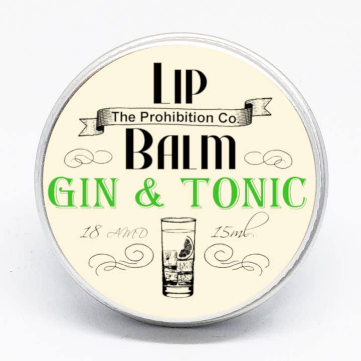 Gin & Tonic Lip Balm by Half Ounce Cosmetics for wholesale by Half Ounce Cosmetics