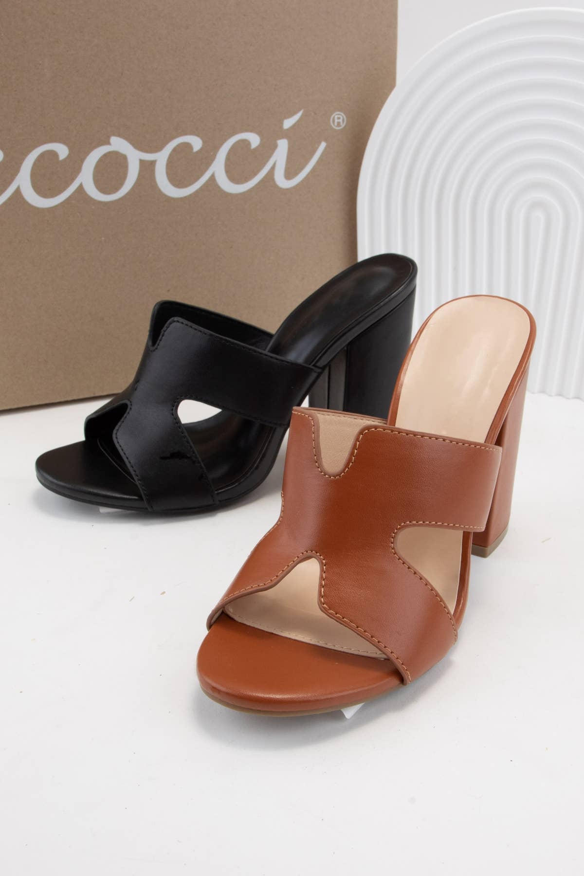 CCOCCI – wholesale High heels – Women’s – AVILA-79 H CUT OUT UPPER BLOCK HEEL HIGH HEELS4