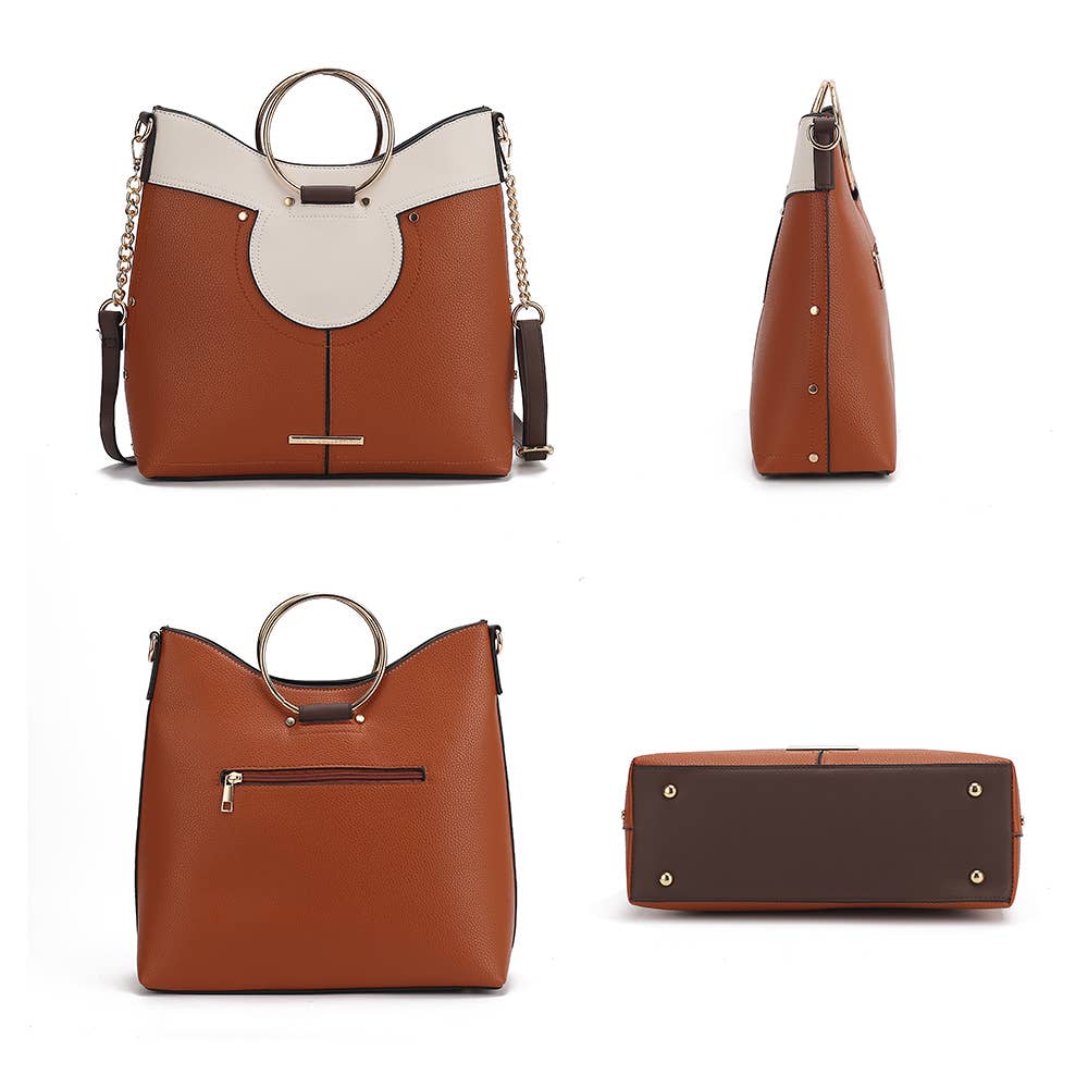 MKF Collection - Wholesale Top Handle Bag - Women's - MKF Kylie Top Handle Satchel Handbag Vegan Leather14