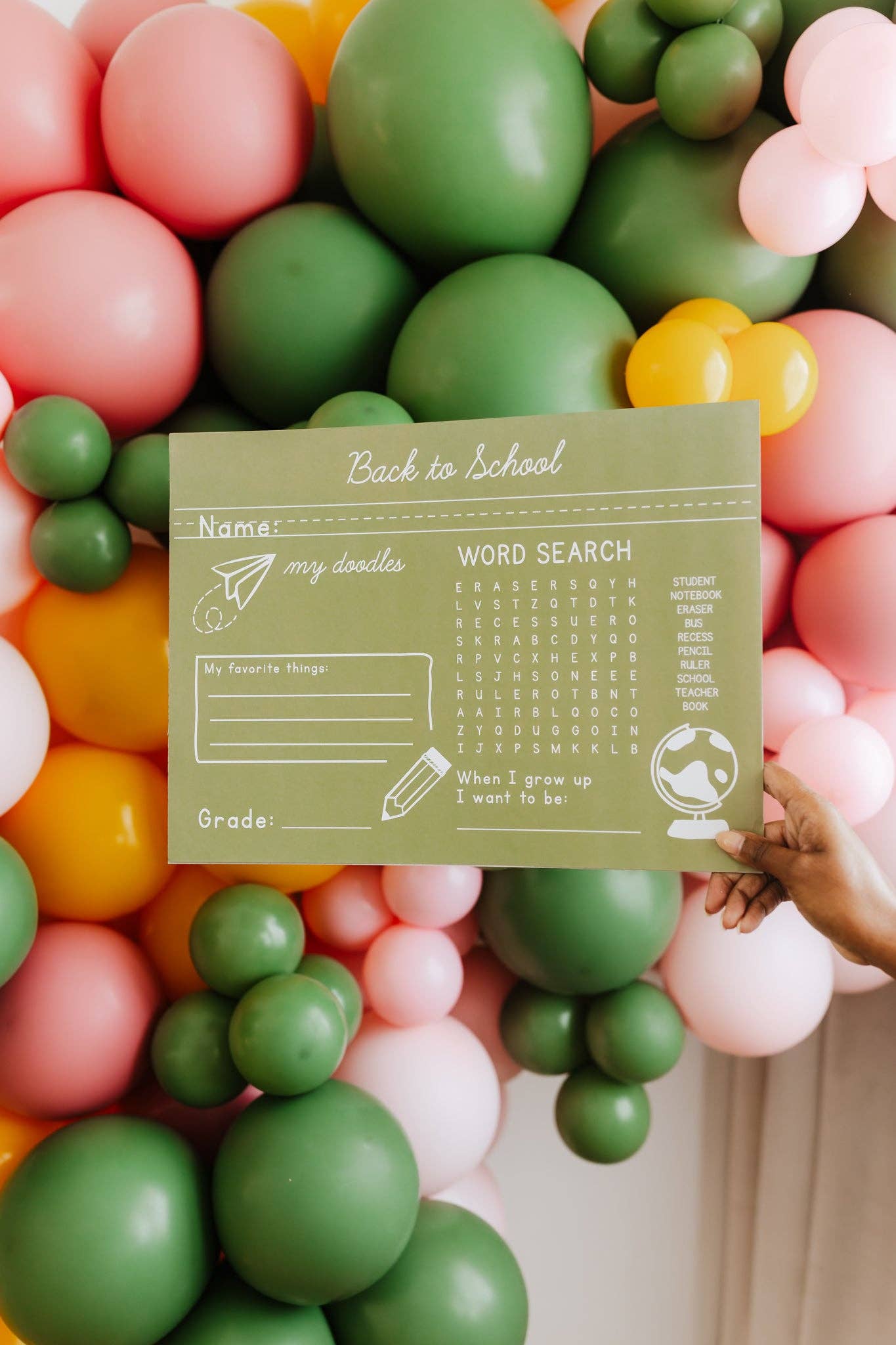 My Mind’s Eye – Engroshandel Engangdækkeserviet – BTS921 - Anledninger Af Shakira - Tilbage Til Skole Grøn Tavle Bordskåner5