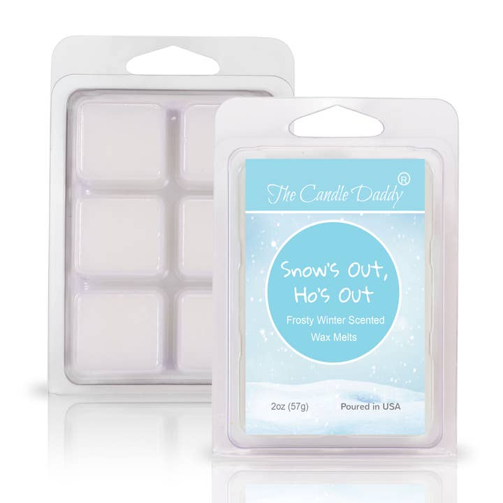 SNOW'S OUT, HO'S OUT - FROSTY WINTER SCENTED WAX MELTS for wholesale by The Candle Daddy
