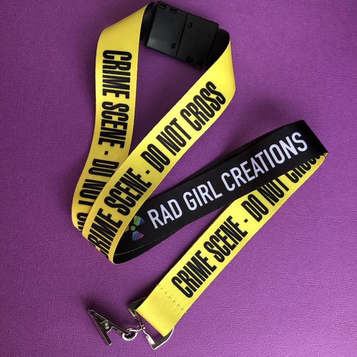 Rad Girl Creations - Wholesale Lanyard - Women's - Crime Scene Lanyard
