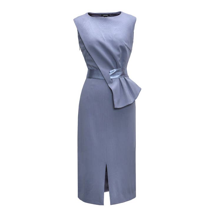 Smart and Joy - Wholesale Dress - Women's - Asymmetric peplum dress7