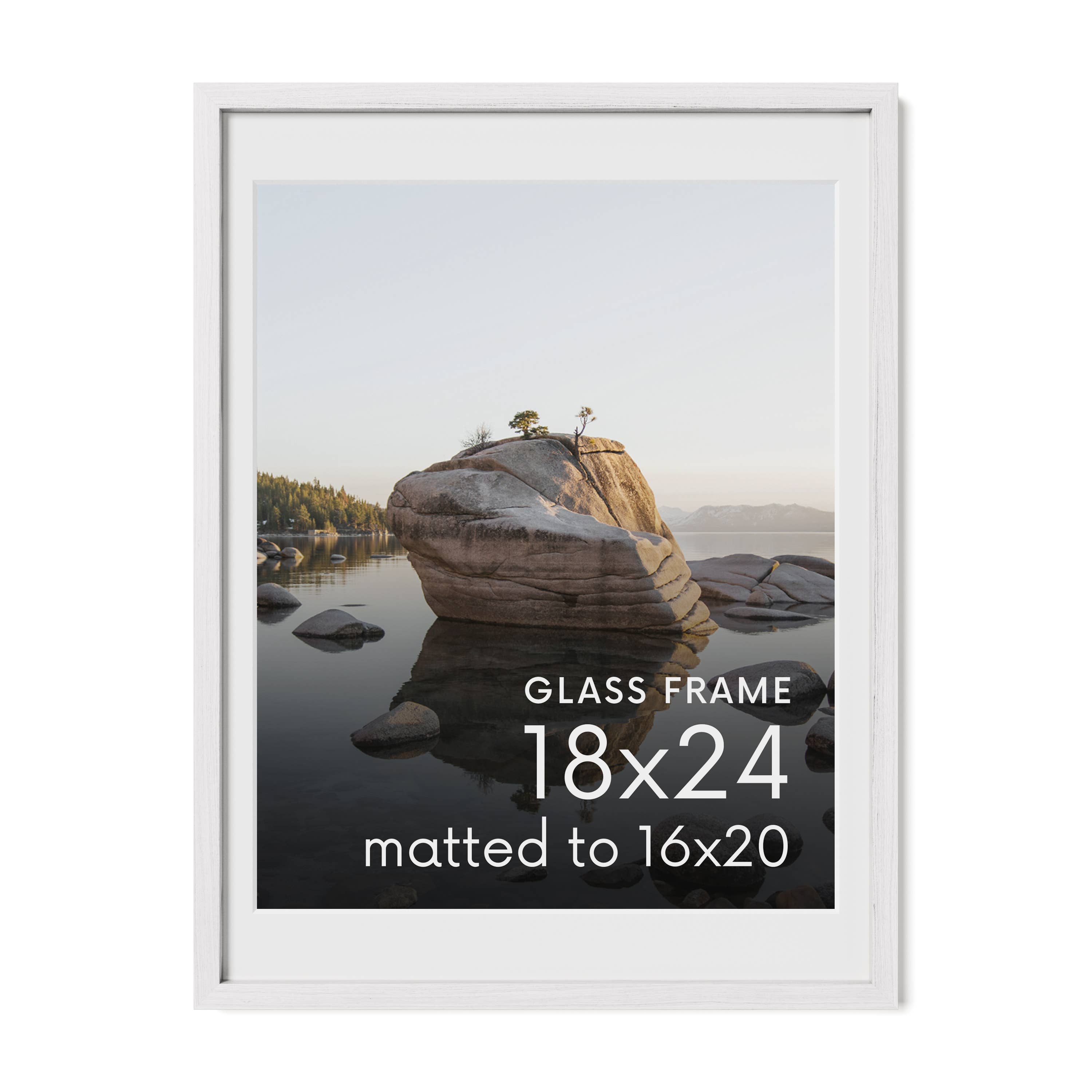 Haus and Hues - Wholesale Picture Frame - White Oak Frame with Glass16