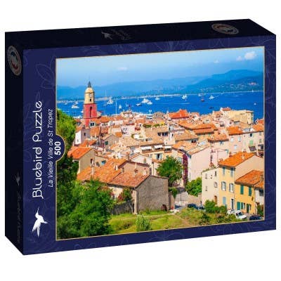 Bluebird Puzzle - Wholesale Puzzle - Adult - 500 Piece Puzzle - The Old Town of St Tropez0
