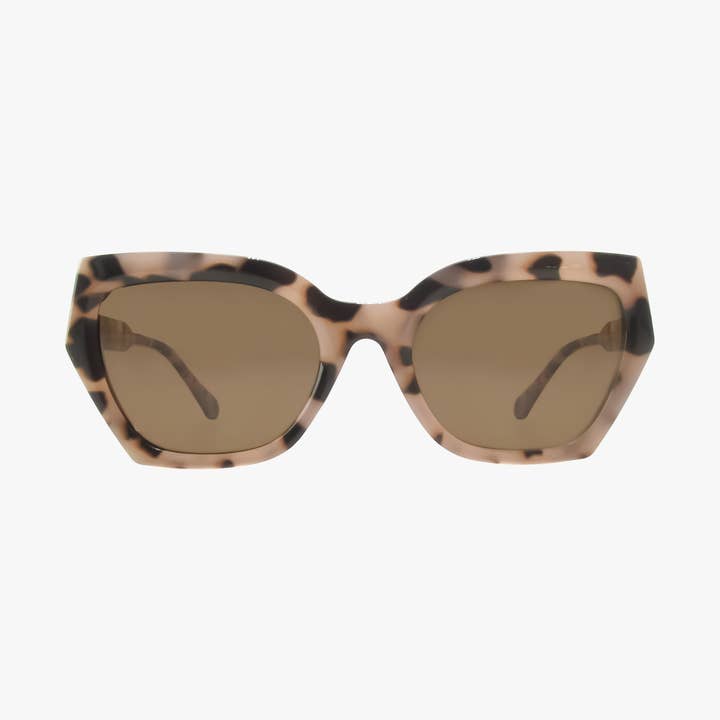 NOVA SILT TORTOISE Geometric Cat Eye Fashion Sunglasses for wholesale by Kohv Eyewear