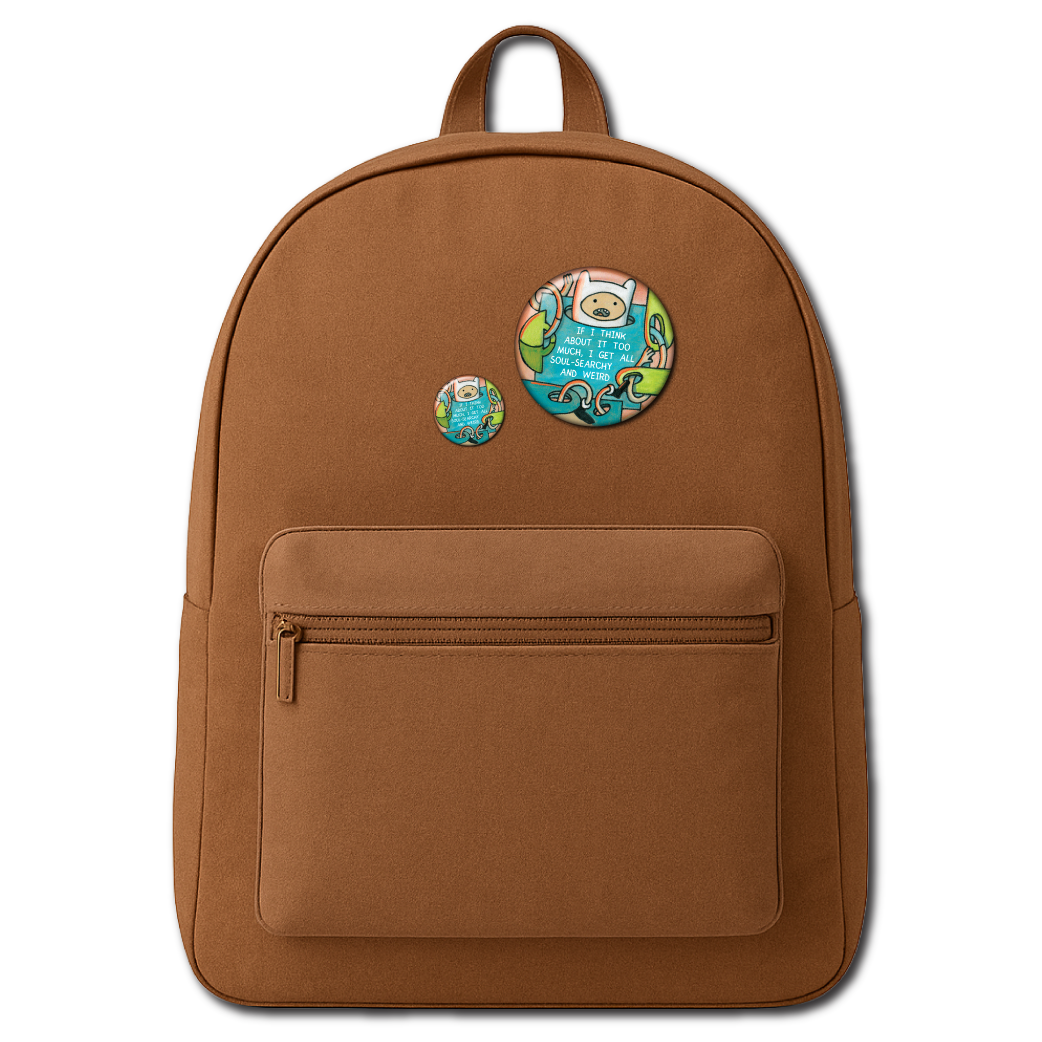 Static Cat Studio – Alfinete/botão de lapela por atacado – Finn à Procura da Alma e Estranho (Hora de Aventuras) – Pin0