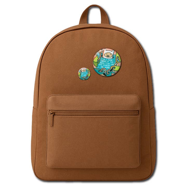 Static Cat Studio - Wholesale Lapel Pin/Button - Finn Soul-Searchy and Weird (Adventure Time) – Pin