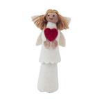 Global Crafts - Wholesale Nativity scene decor - Rainbow Hand-stitched Felt Nativity Set,12 Piece Set with St4