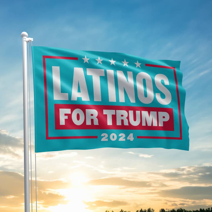 Latinos For Trump - Flag for wholesale by I Love My Freedom