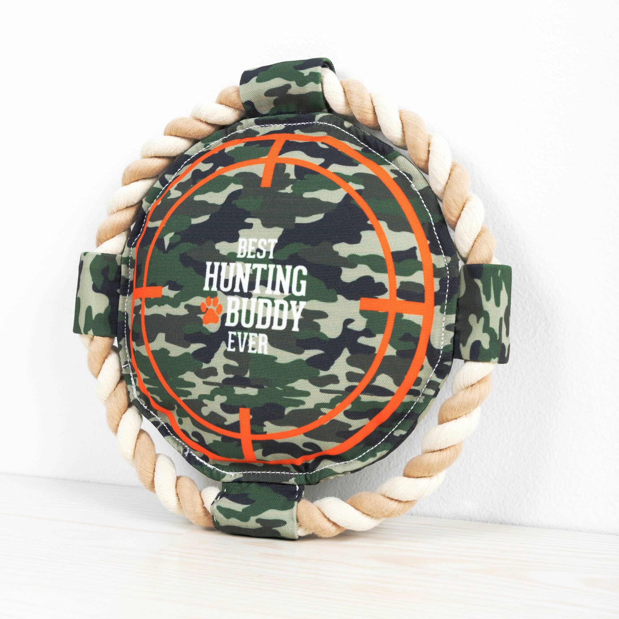 Pavilion - Wholesale Touwspeeltje - Hond - Hunting Buddy - Canvas hondenspeelgoed van 10" x 10" aan touw1