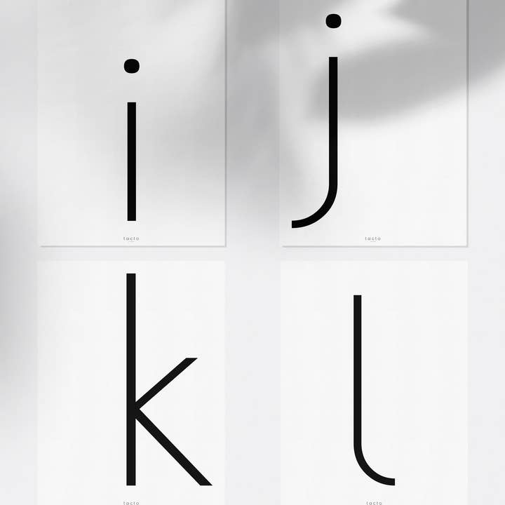 tacto studio - Wholesale Art print - Letters sheet6
