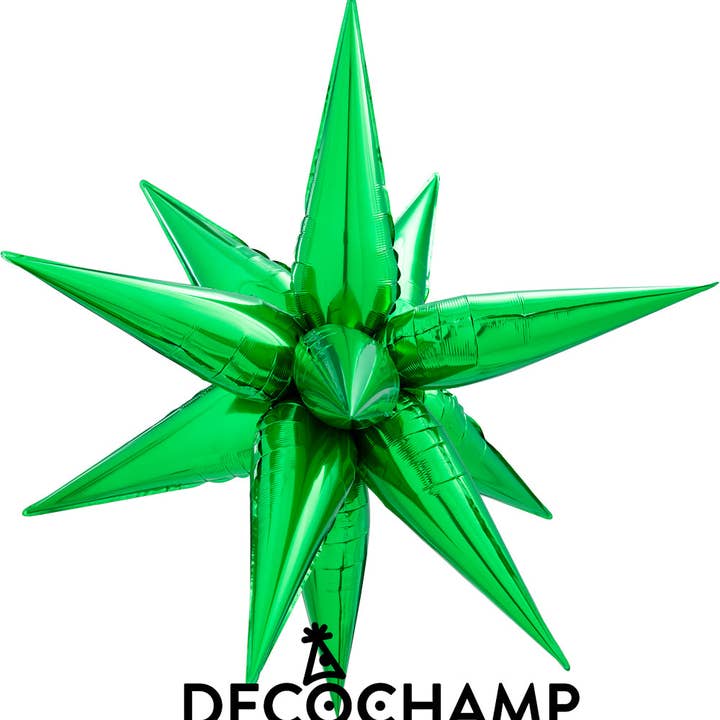 THE BALLOON HUB - Wholesale Balloon - DecoChamp Starburst 3D Foil Balloon - 26 in. (Choose Color)13