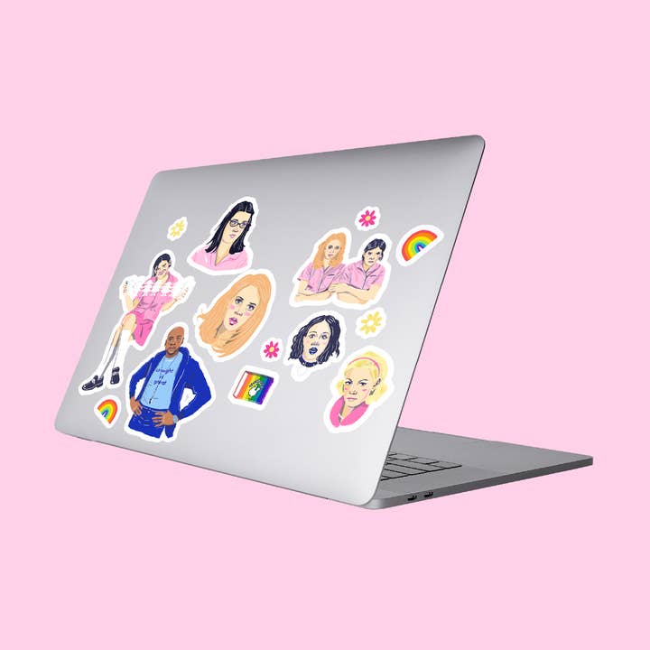 Autocollants en vinyle But I'm A Cheerleader pour la vente par Amy Blue Illustration