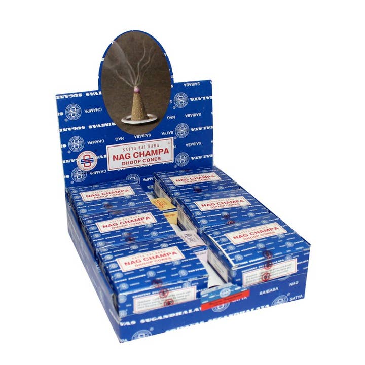 Ethike.eu - Vendita all'ingrosso Incensi - 12 confezioni di coni di incenso Nag Champa