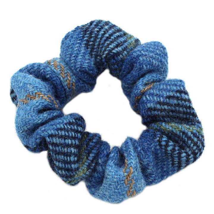 Assorted ZH276 Harris Tweed Scrunchie for wholesale on Faire