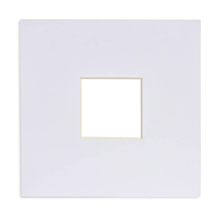 Nicola Spring Picture Mount 6x6 Frame Photo Size 2x2- White for wholesale by Rinkit Ltd