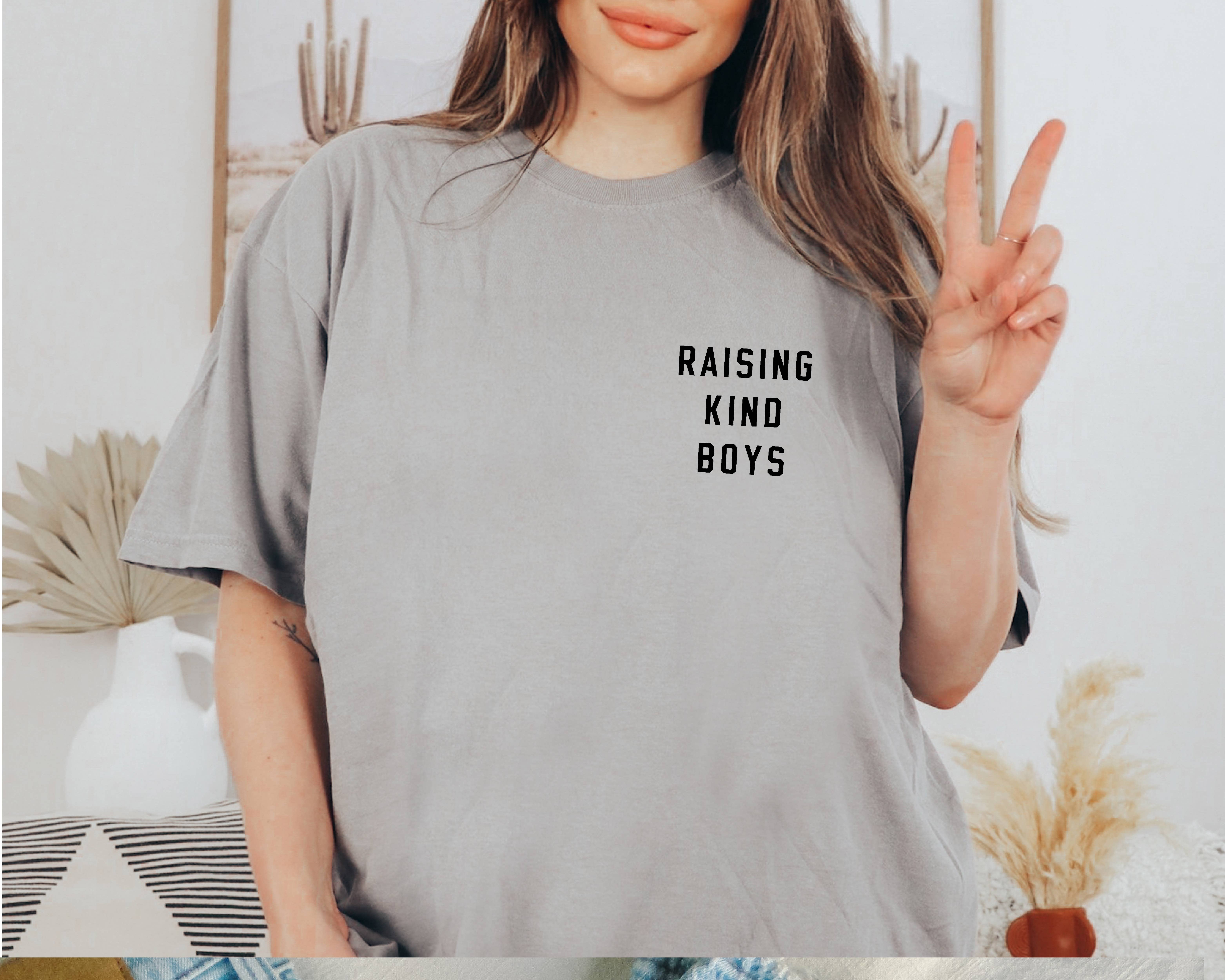 P E T I T R U E - Wholesale Screen Printed T-Shirt - Women's - Raising Kind Boys Minimalist Shirt for Mom4