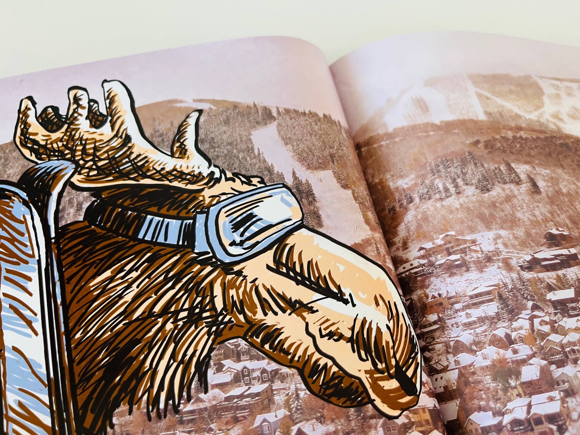 Gilbert The Moose - Rick Pieros Photography - Vendita all'ingrosso Libro per l'infanzia (3-5) - Gilbert l'Alce Impara a Sciare - Libro per bambini2