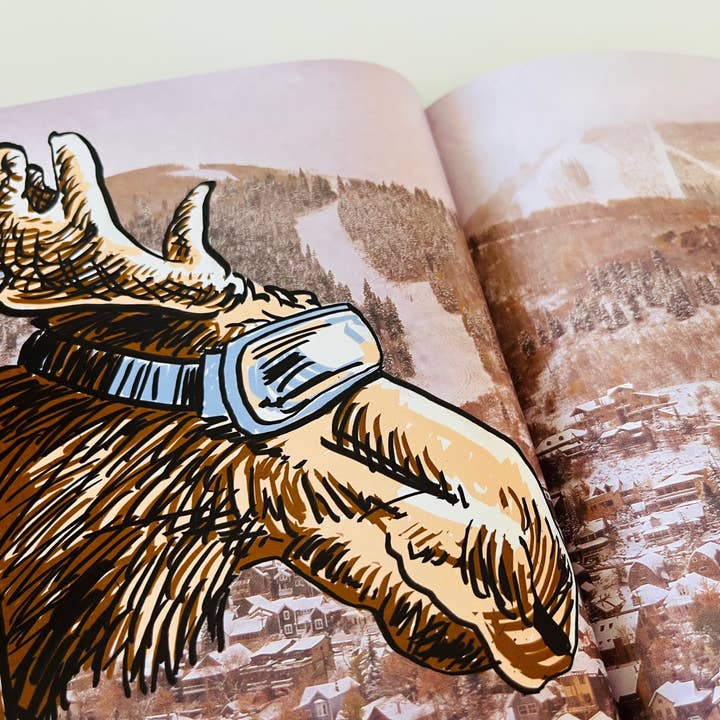 Gilbert The Moose - Rick Pieros Photography - Vendita all'ingrosso Libro per l'infanzia (3-5) - Gilbert l'Alce Impara a Sciare - Libro per bambini2