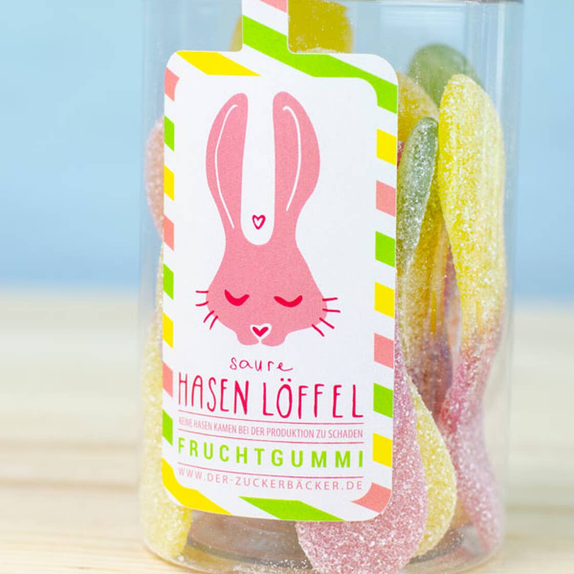 Der Zuckerbäcker - Wholesale Gummy - Sweet box rabbit spoon sour fruit gum gift tin3