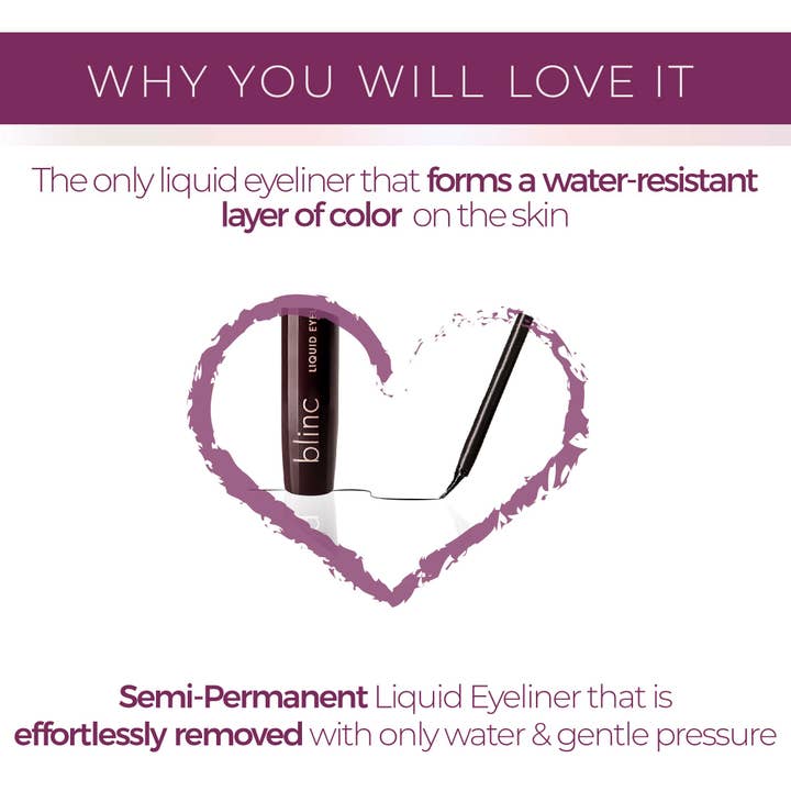 Black BLINC TUBING™ Liquid Eyeliner for wholesale on Faire5