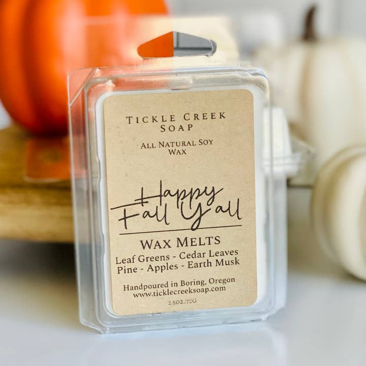 Tickle Creek Soap - Vendita all'ingrosso Cialde di cera - Cera di soia resistente per l'autunno/le vacanze, da 2,5 once0