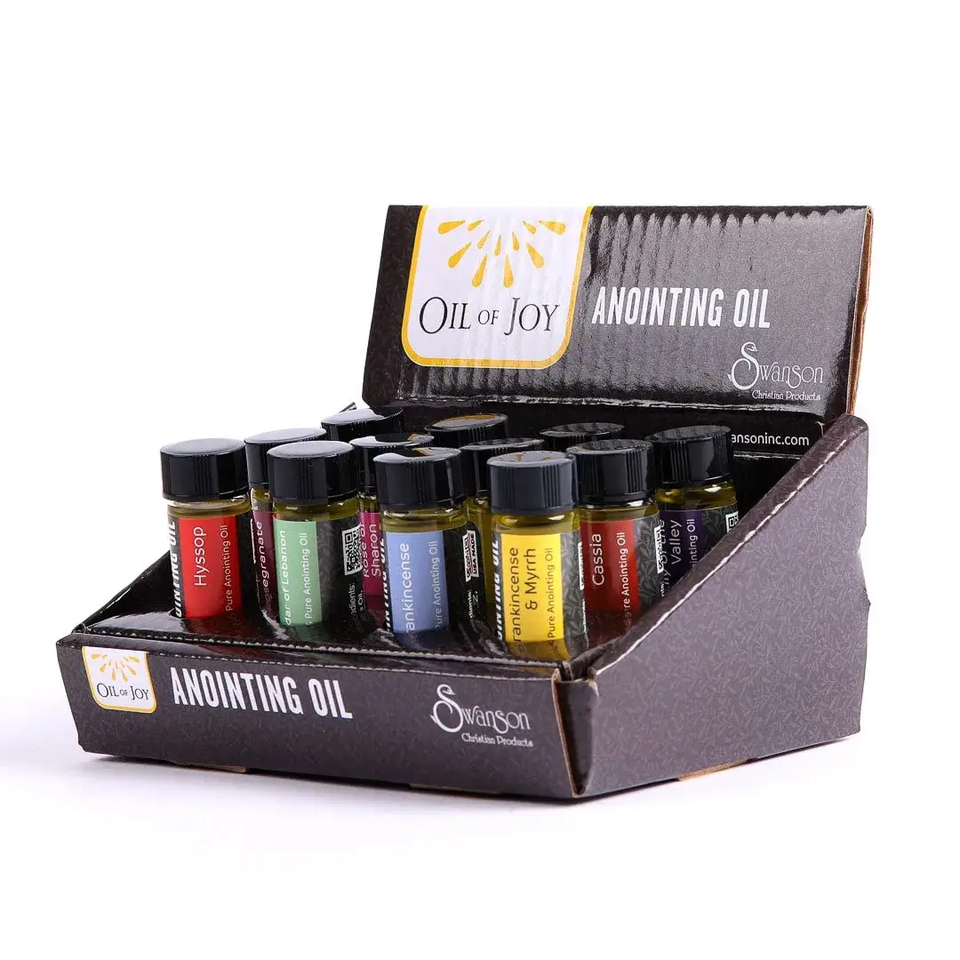 Swanson Christian Products - Wholesale Essential Oil - Anointing Oil - Scented Assortment Display - Pack of 122