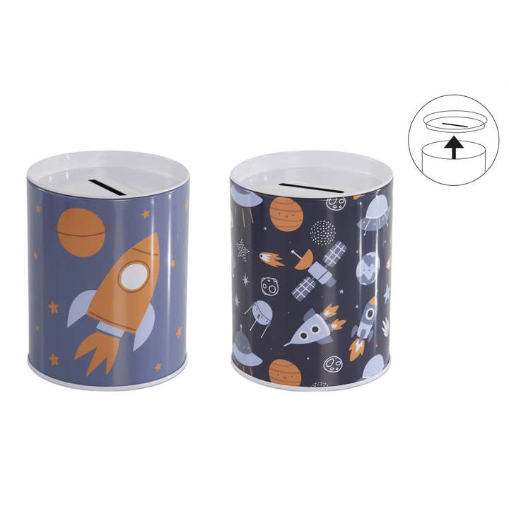 CP INTERNATIONAL - Wholesale Geldpotje/spaarvarken - Spaarpot Ruimte Afneembaar Deksel