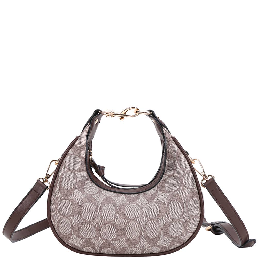 JOIA ACCESSORIES - Wholesale Crossbody Bag - Women's - OVAL PRINT DESIGN CROSSBODY BAG, FT 12231
