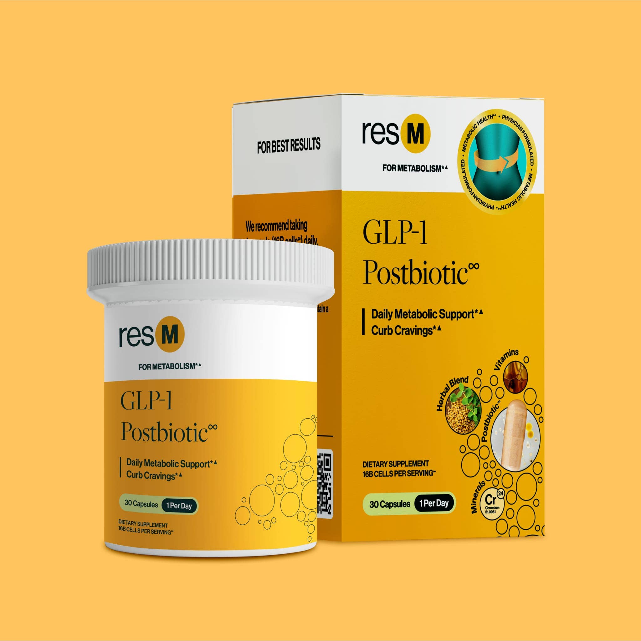 resbiotic - Venta al por mayor Suplementos/vitaminas para beber - resM™ GLP-1 Postbiótico