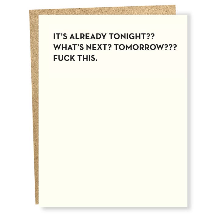 #895: Tomorrow Card for wholesale by Sapling Press