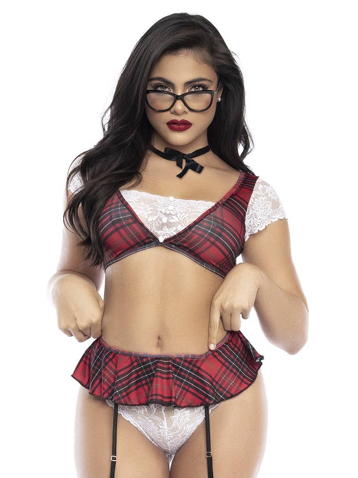 Costume da scolara sexy -MAL60001COS per la vendita all'ingrosso da parte di Mapalé