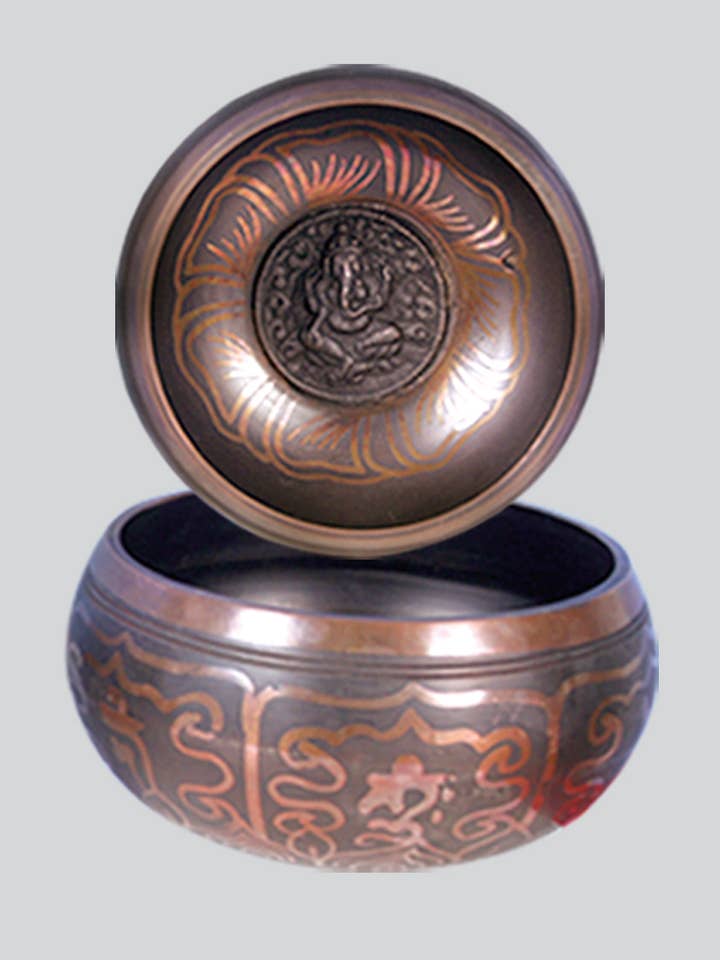 Medium Singing Bowl Ganesh (SB-GM) for wholesale by Kathmandu Imports