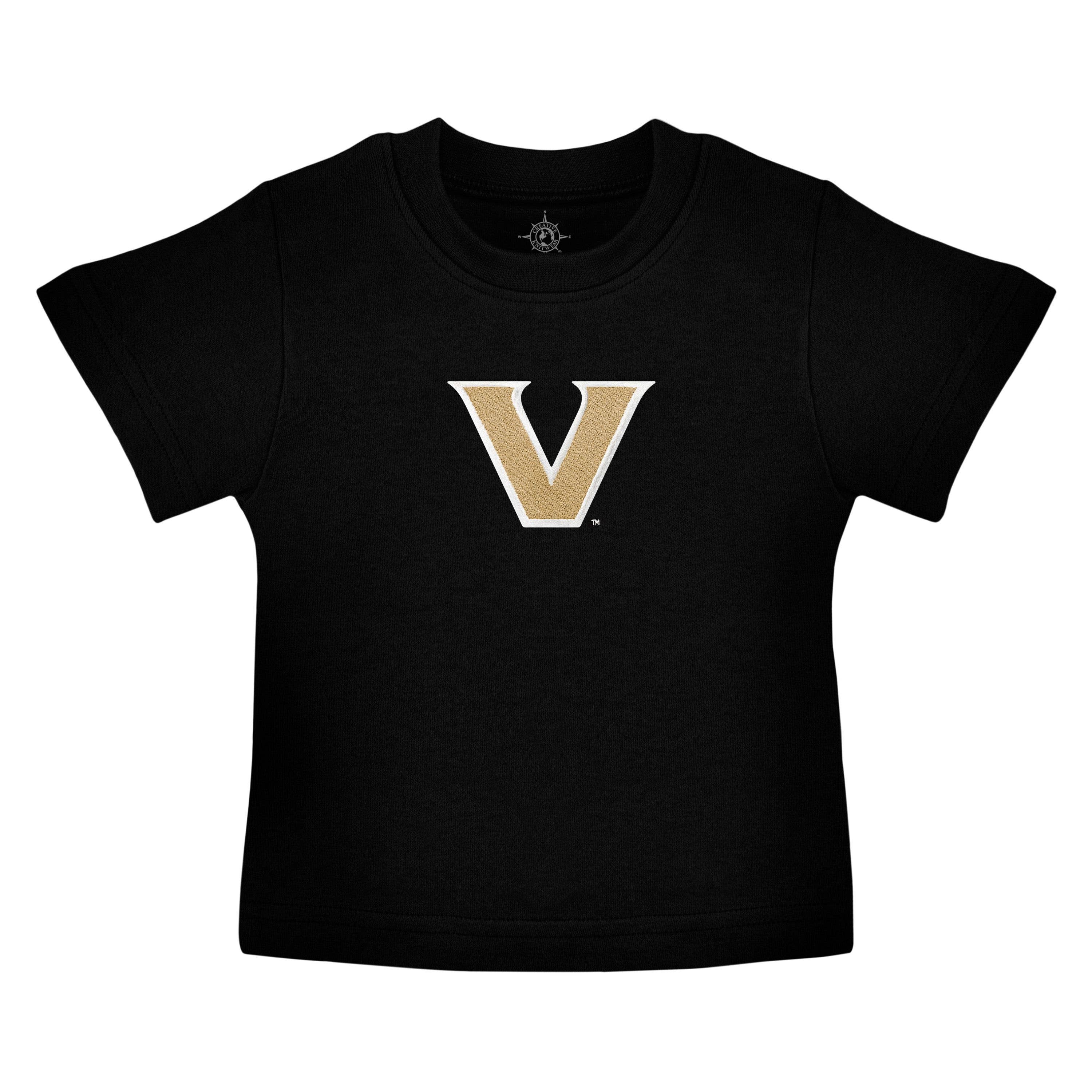 Creative Knitwear - Wholesale T-Shirt - Kids - Vanderbilt Commodores Infant & Toddler T-Shirt: Embroidery 0